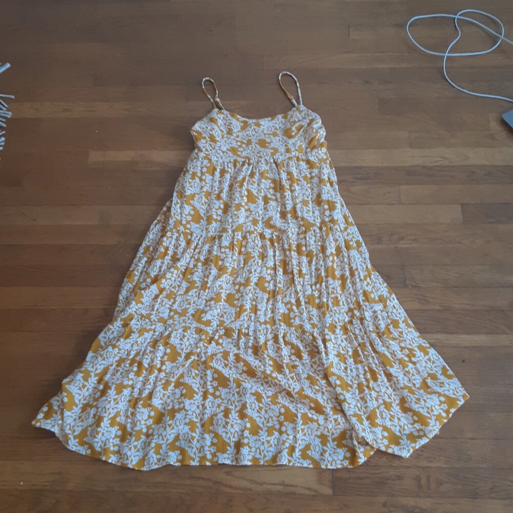 Lulu's floral spaghetti strap dress
